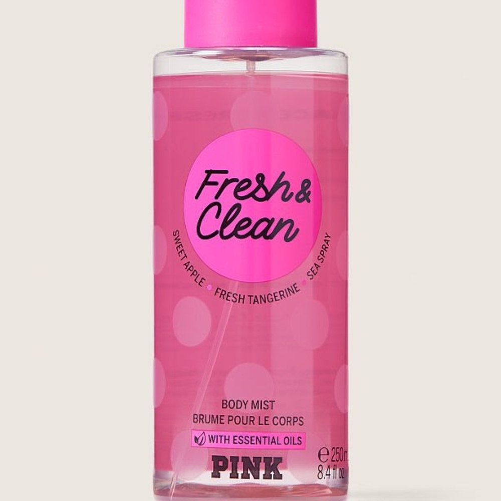 Pink Body Mist- Fresh & Clean
